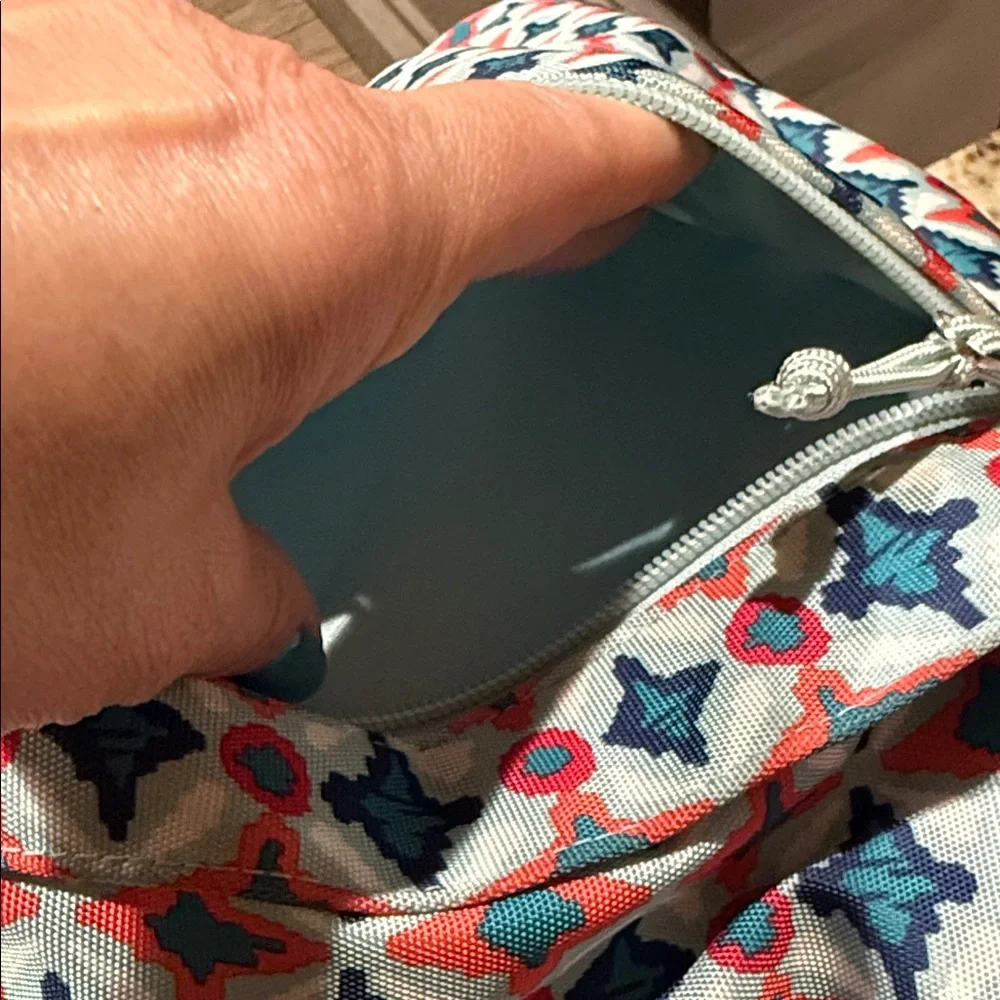 Vera Bradley Lighten Up Weekender Travel Bag Carry-on Retired Water Geo